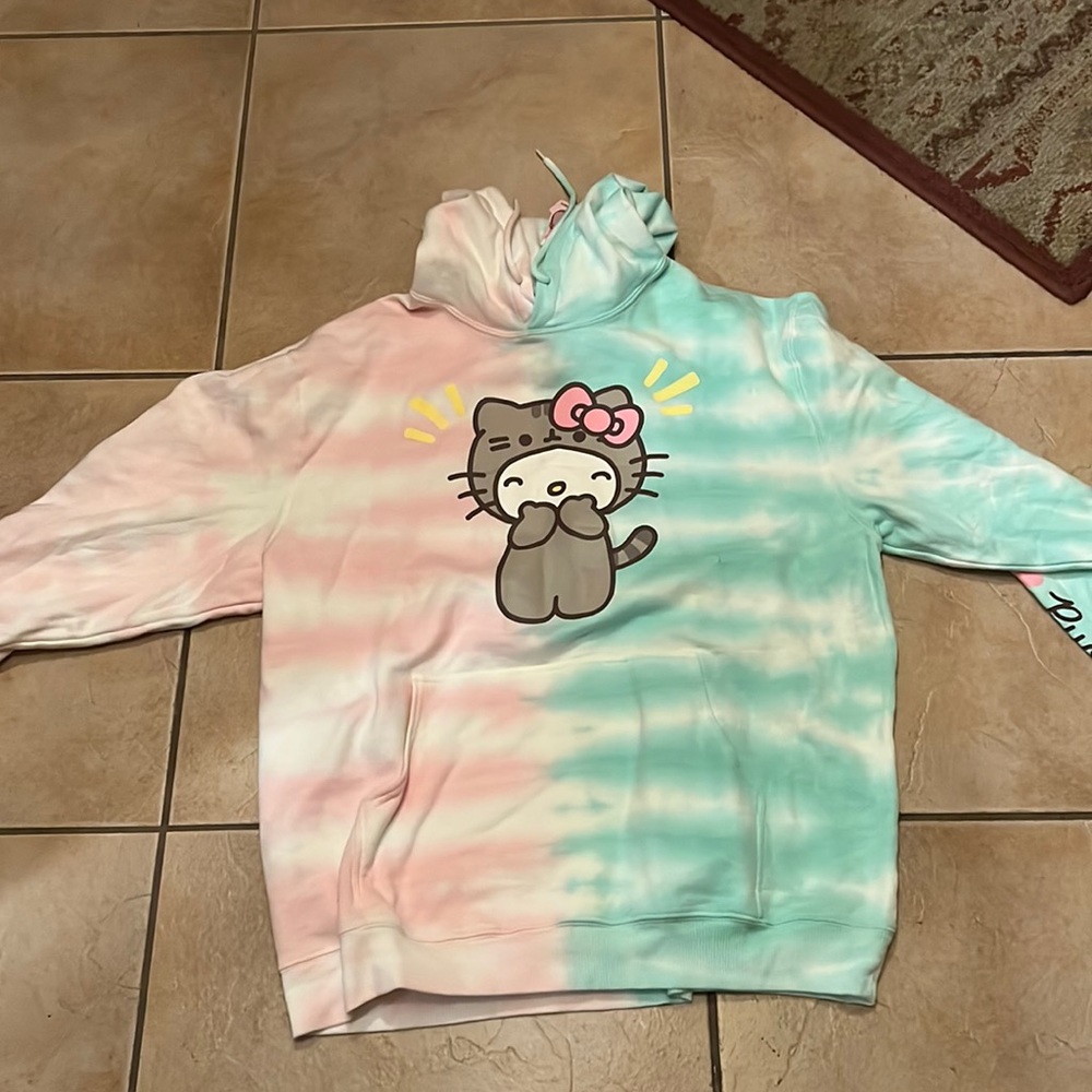 Pusheen x Hello Kitty hoodie